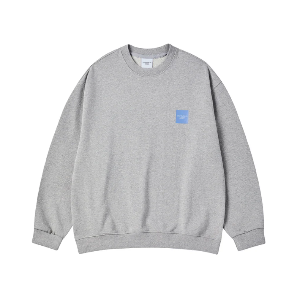 [acm¨¦ de la vie X HOSHI] BOX BASIC LOGO SWEATSHIRT MELANGE