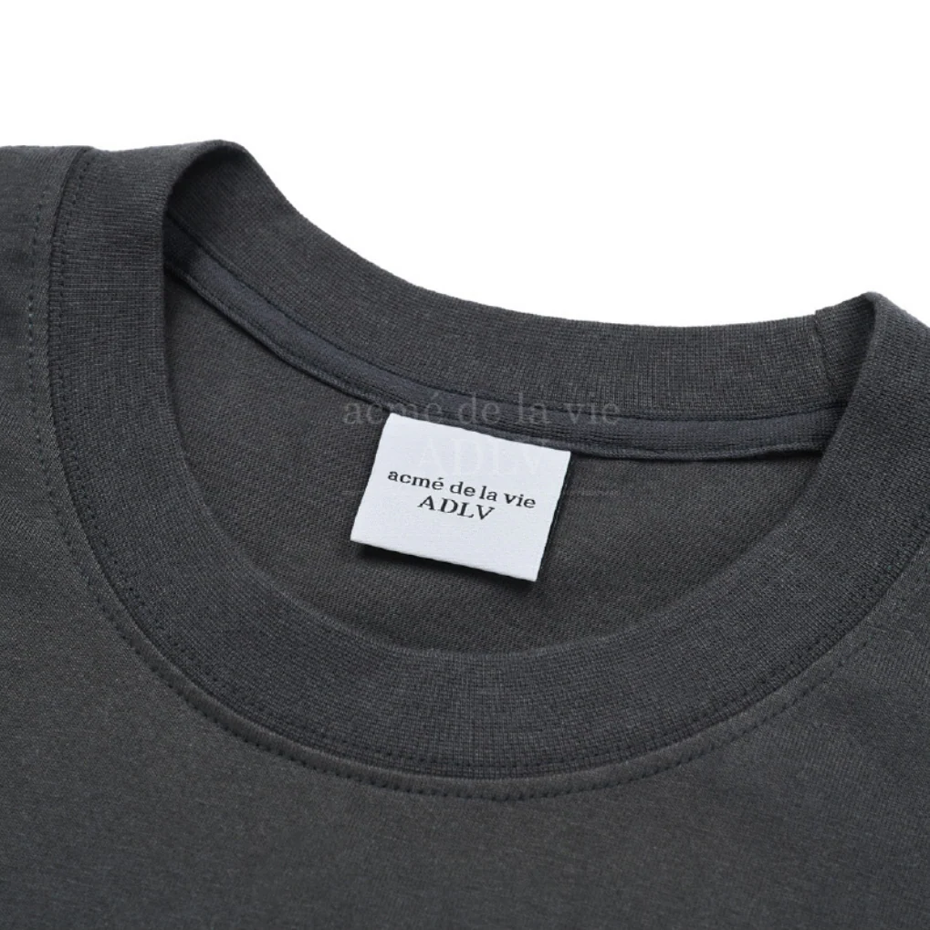 ADLV DIGITAL NOISE ARTWORK SHORT SLEEVE T-SHIRT CHARCOAL - Image 3