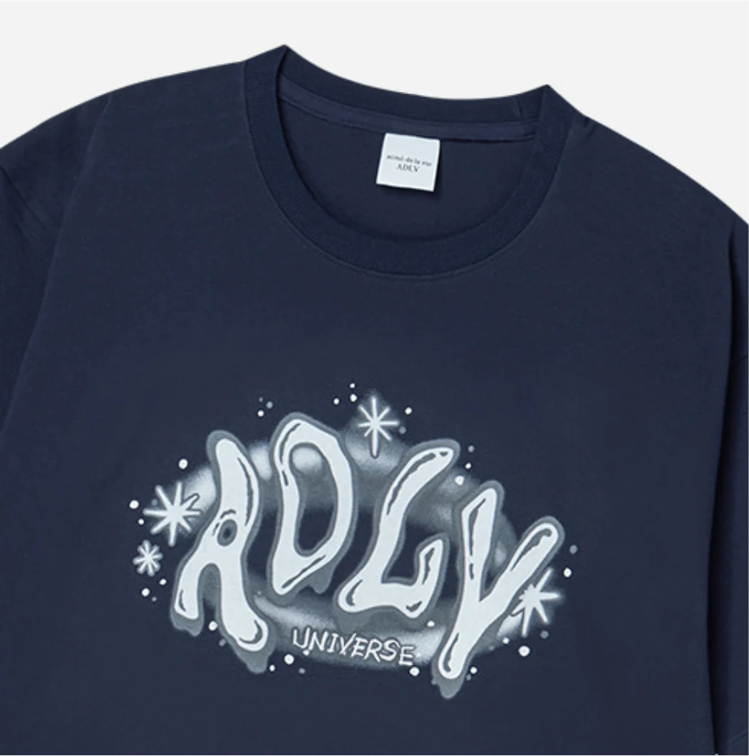 ADLV UNIVERSE LOGO SHORT SLEEVE T-SHIRT DARK NAVY - Image 5