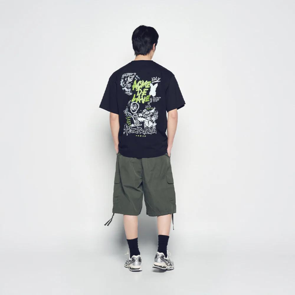 ALIEN UNIVERSE SHORT SLEEVE T-SHIRT BLACK - Image 4