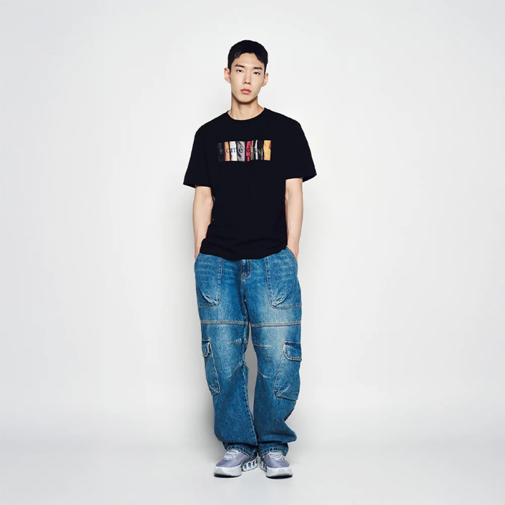 ARCHIVE LOGO SHORT SLEEVE T-SHIRT BLACK - Image 4