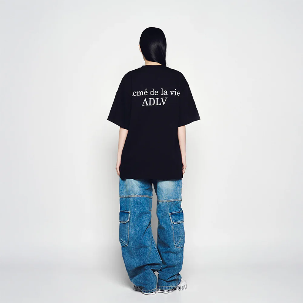 BABY FACE TUBE GIRL SLEEVE T-SHIRT BLACK - Image 5