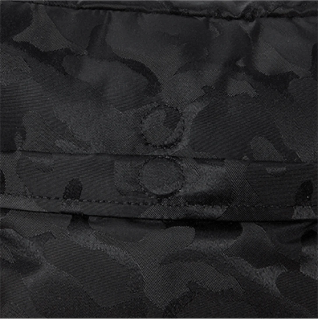 CAMOUFLAGE SQUARE CROSS BAG BLACK - Image 7