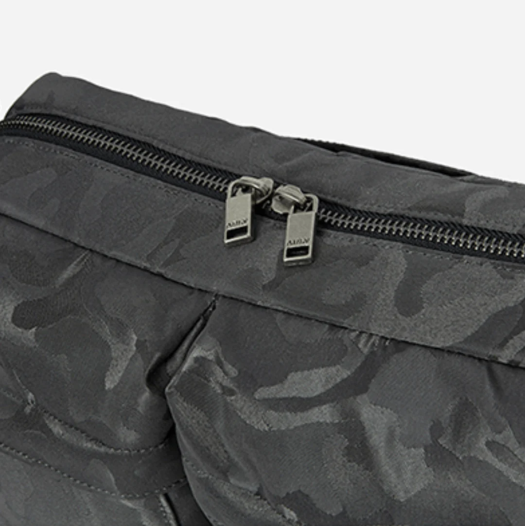 CAMOUFLAGE SQUARE CROSS BAG KHAKI - Image 9