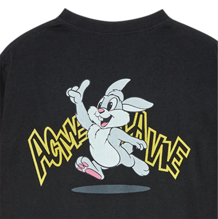 CARTOON CHINCHILLA LONG SLEEVE T-SHIRT BLACK - Image 7
