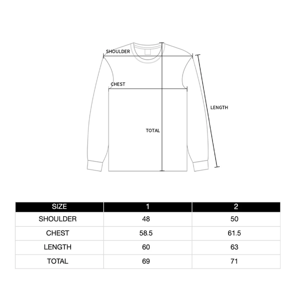 CARTOON CHINCHILLA LONG SLEEVE T-SHIRT WHITE - Image 5