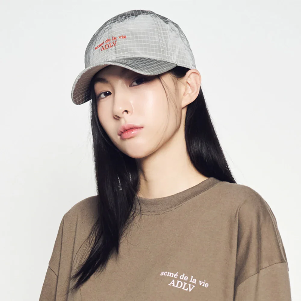 CHECK RIPSTOP STRING BALLCAP LIGHT GRAY - Image 4