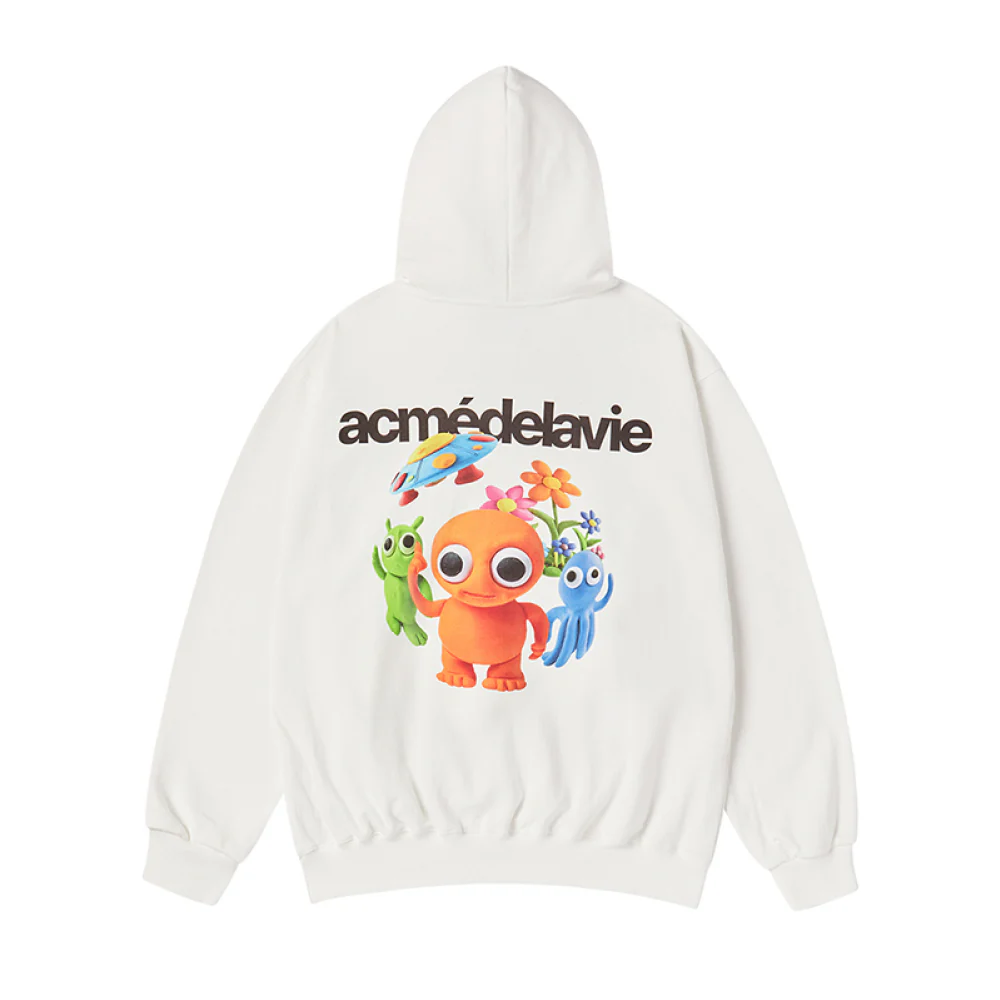 CLAY ALIEN HOODIE CREAM - Image 2