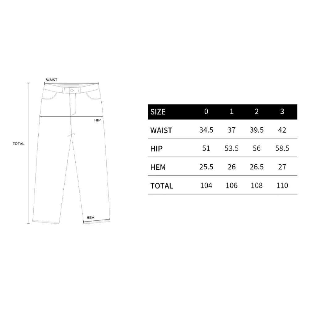 DAMAGE STITCH WASHING DENIM PANTS BLACK - Image 3