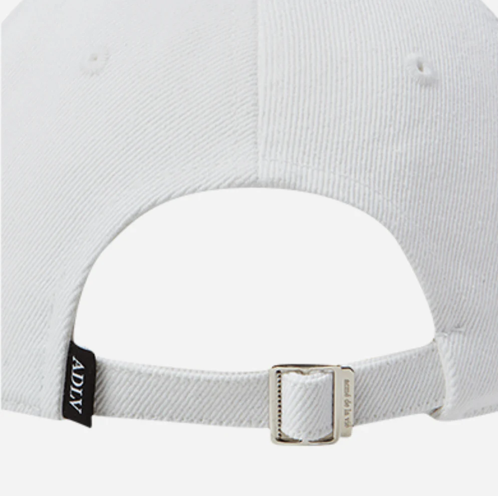 DAMAGE WASHING DENIM BALL CAP WHITE - Image 6