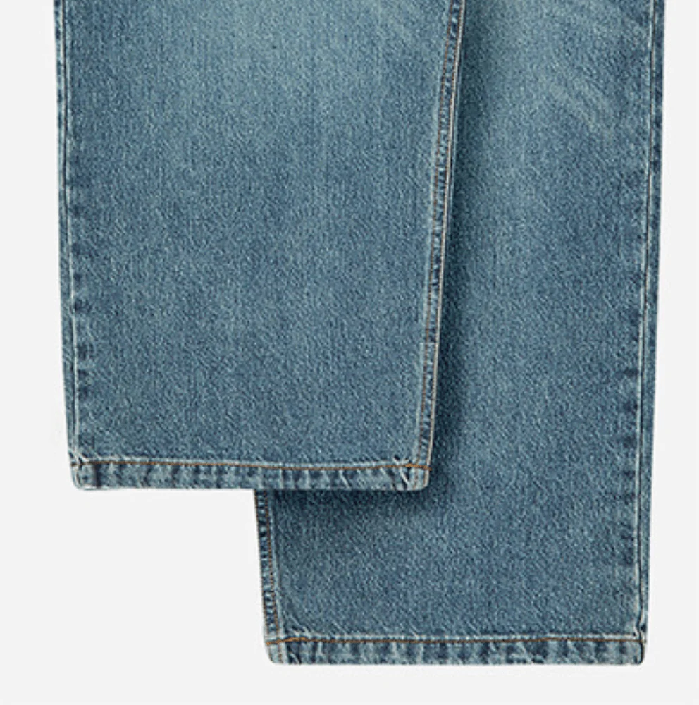 DENIM SET UP WIDE PANTS BLUE - Image 5