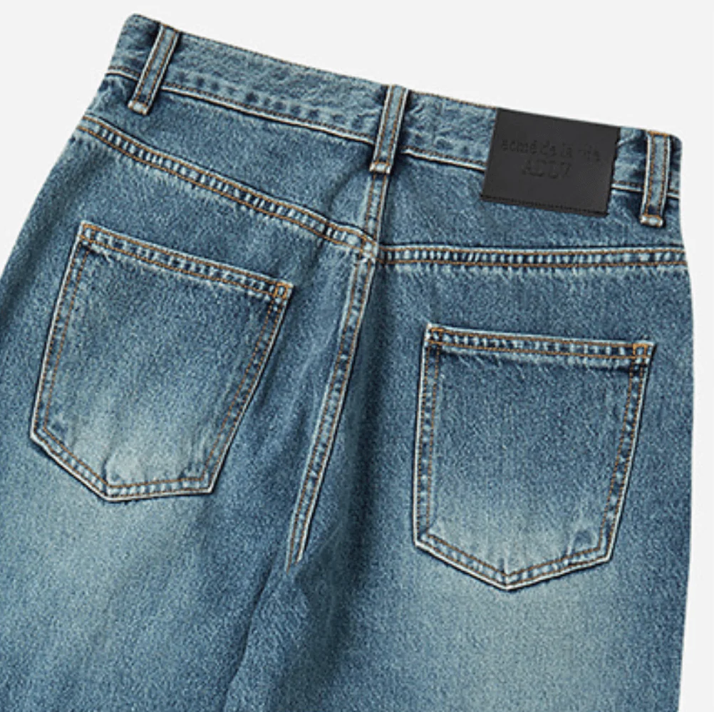 DENIM SET UP WIDE PANTS BLUE - Image 6