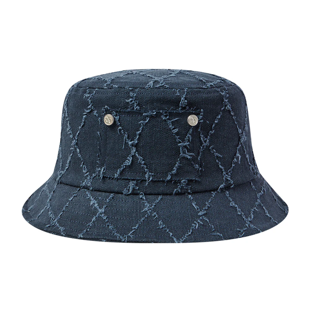 DIAMOND WASHING BUCKET HAT NAVY