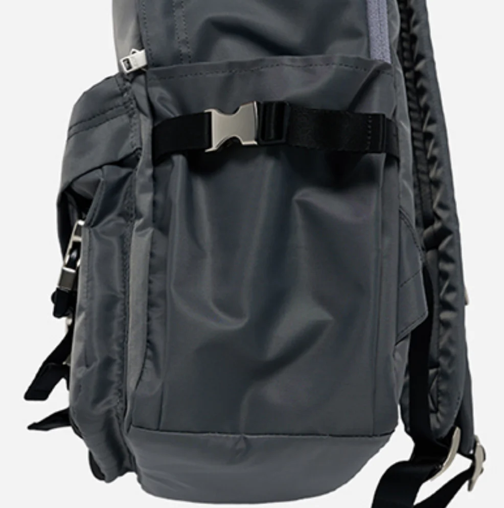 DOUBLE BUCKLE CITY BACKPACK CHARCOAL - Image 6