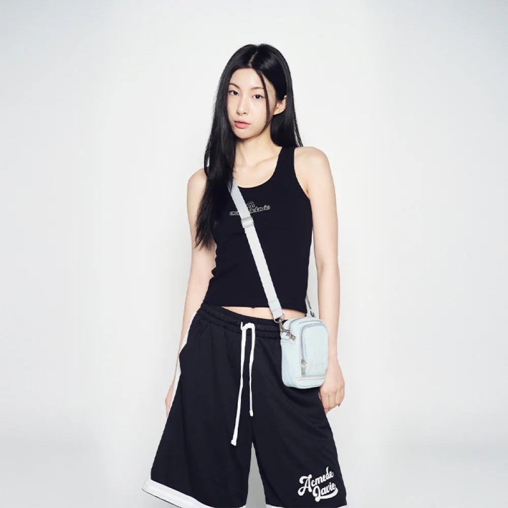 ESSENTIAL DENIM MINI CROSS BAG LIGHT BLUE - Image 4