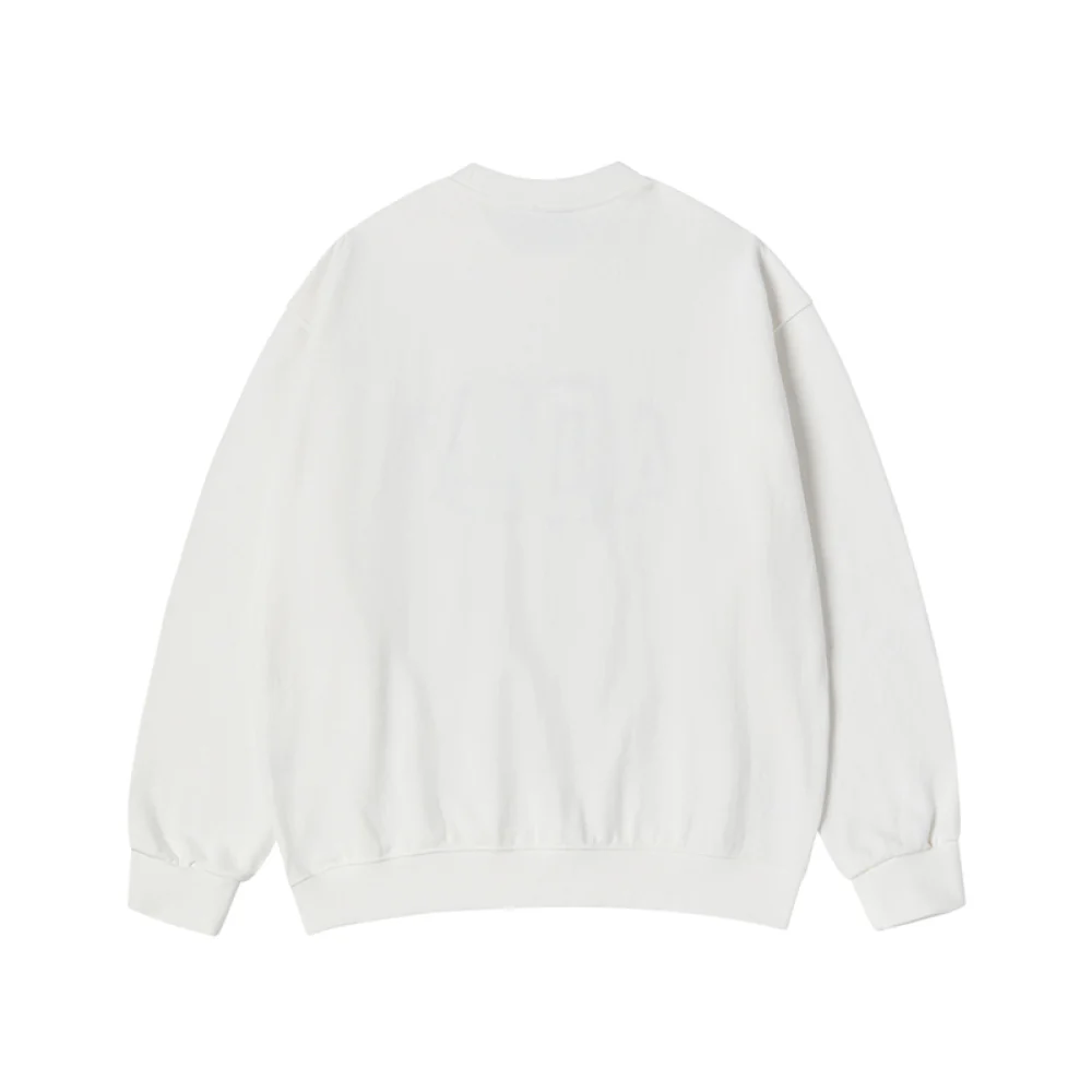 FABRIC APPLIQUE SWEATSHIRT CREAM - Image 2