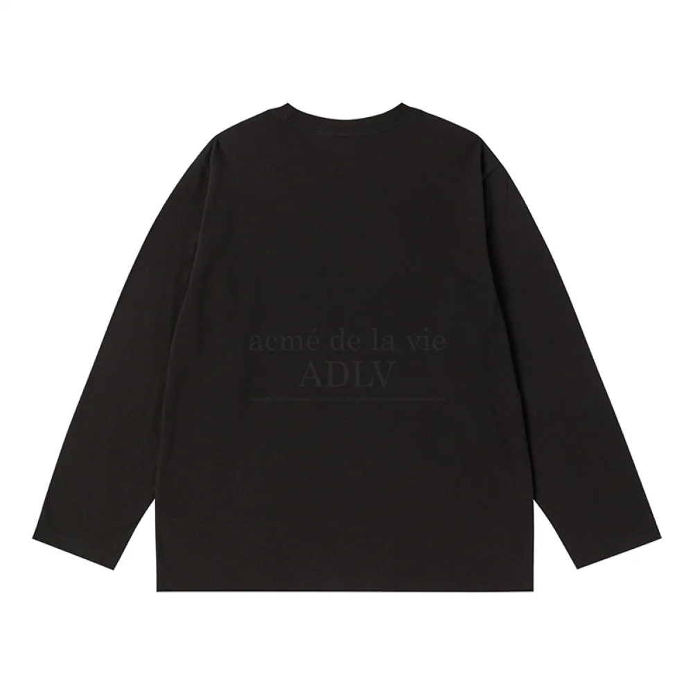 GRUNGE REVERSAL LOGO LONG SLEEVE BLACK - Image 2