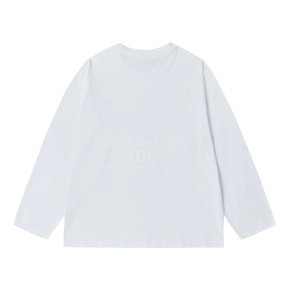 GRUNGE REVERSAL LOGO LONG SLEEVE WHITE - Image 2