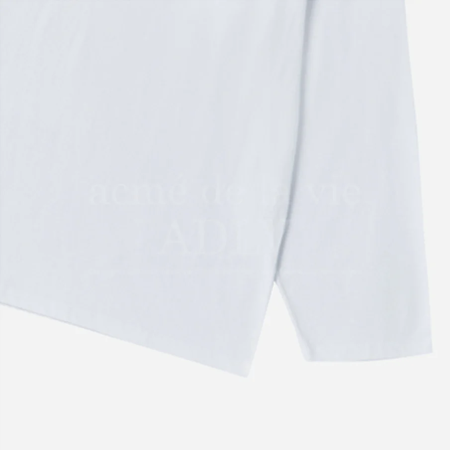 GRUNGE REVERSAL LOGO LONG SLEEVE WHITE - Image 3