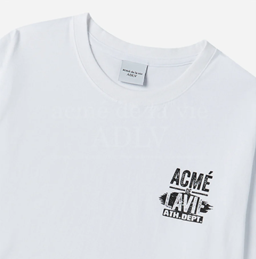 GRUNGE REVERSAL LOGO LONG SLEEVE WHITE - Image 4
