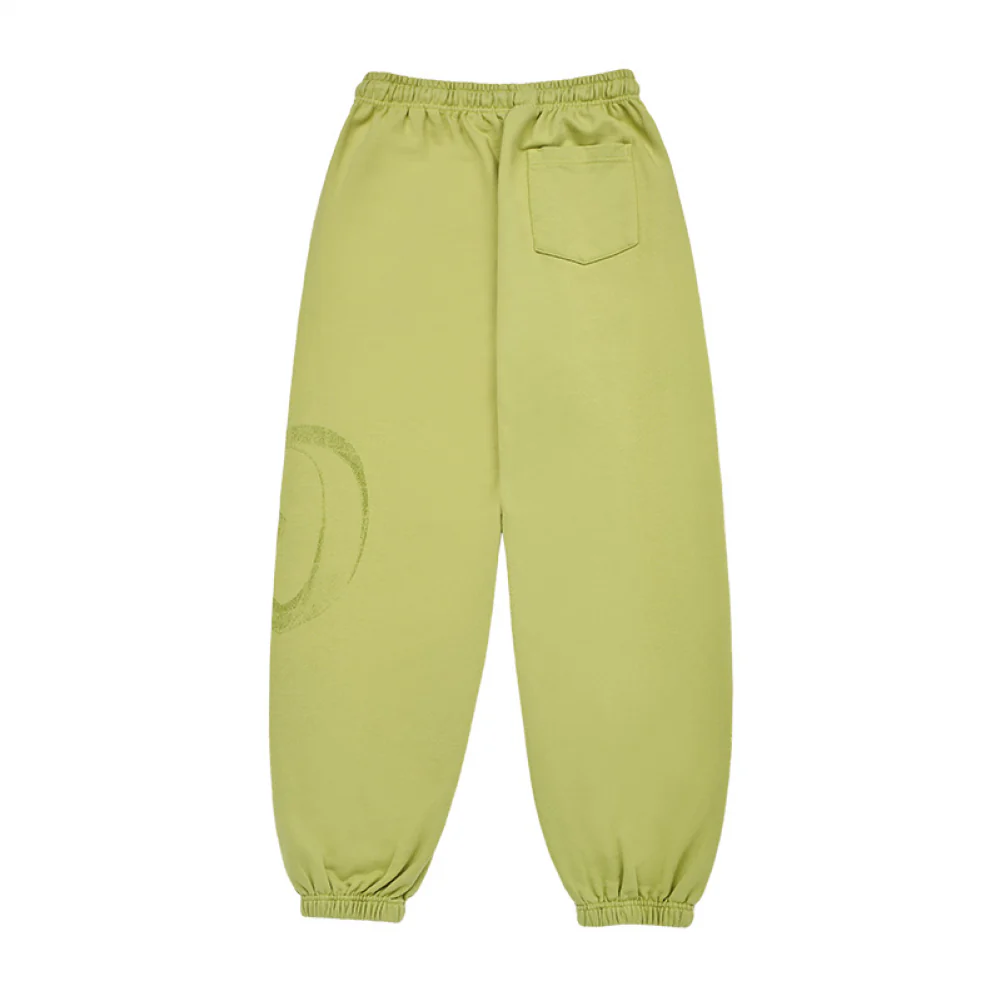 HALFTONE SYMBOL PRINTING PANTS LIME - Image 2