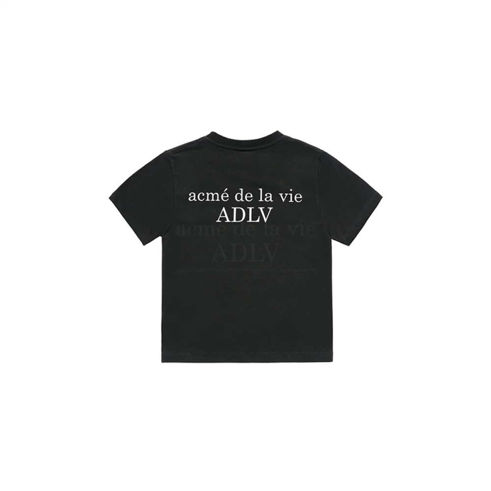 KIDS BABY FACE MONSTER BABY SHORT SLEEVE T-SHIRT BLACK - Image 2