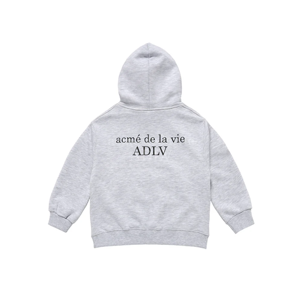 KIDS BASIC LOGO HOODIE MELANGE - Image 2