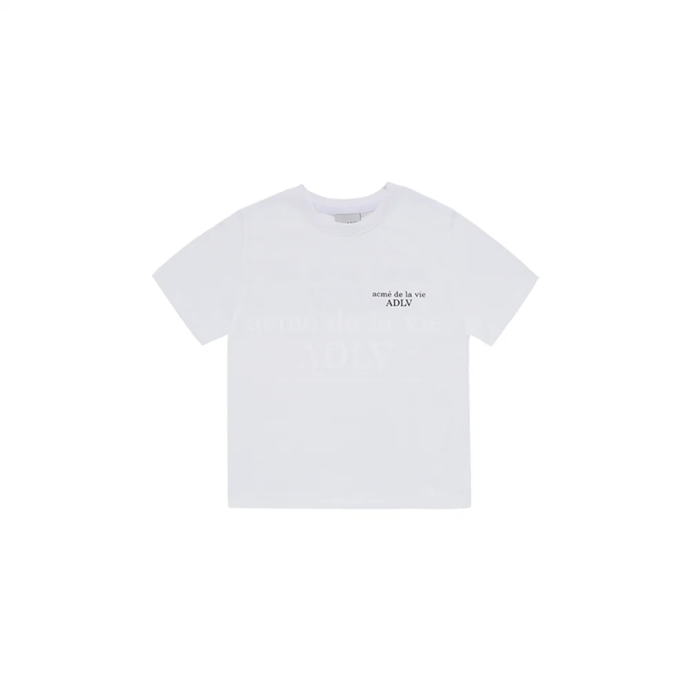 KIDS BASIC LOGO SHORT SLEEVE T-SHIRT WHITE