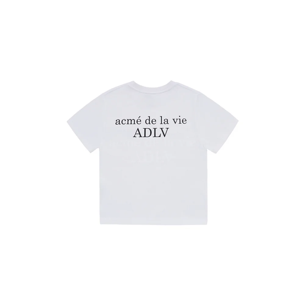 KIDS BASIC LOGO SHORT SLEEVE T-SHIRT WHITE - Image 2