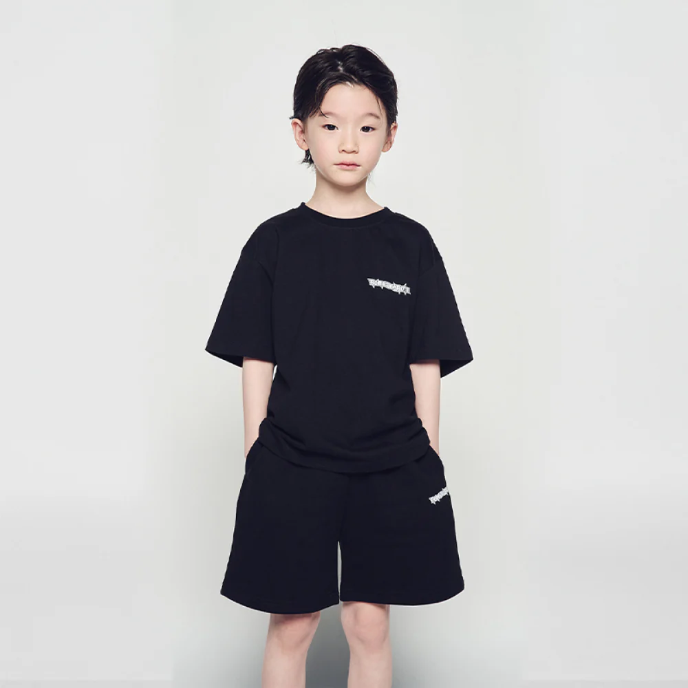 KIDS BLADE LOGO SHORT SLEEVE T-SHIRT BLACK - Image 4