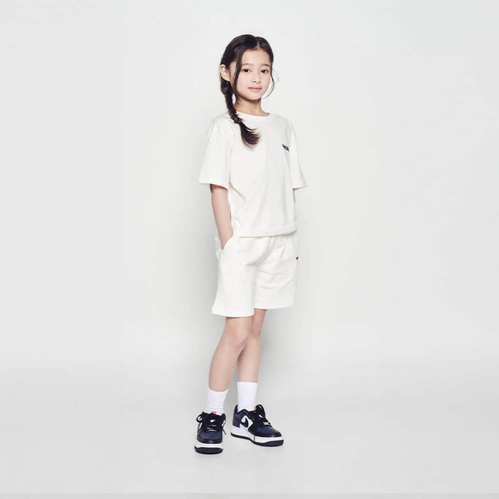KIDS BLADE LOGO SHORT SLEEVE T-SHIRT CREAM - Image 4