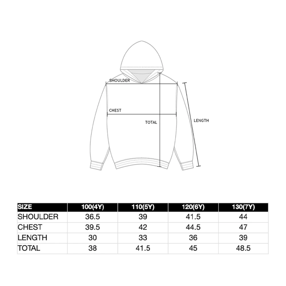KIDS BOX BASIC LOGO HOODIE ZIP UP MELANGE - Image 5
