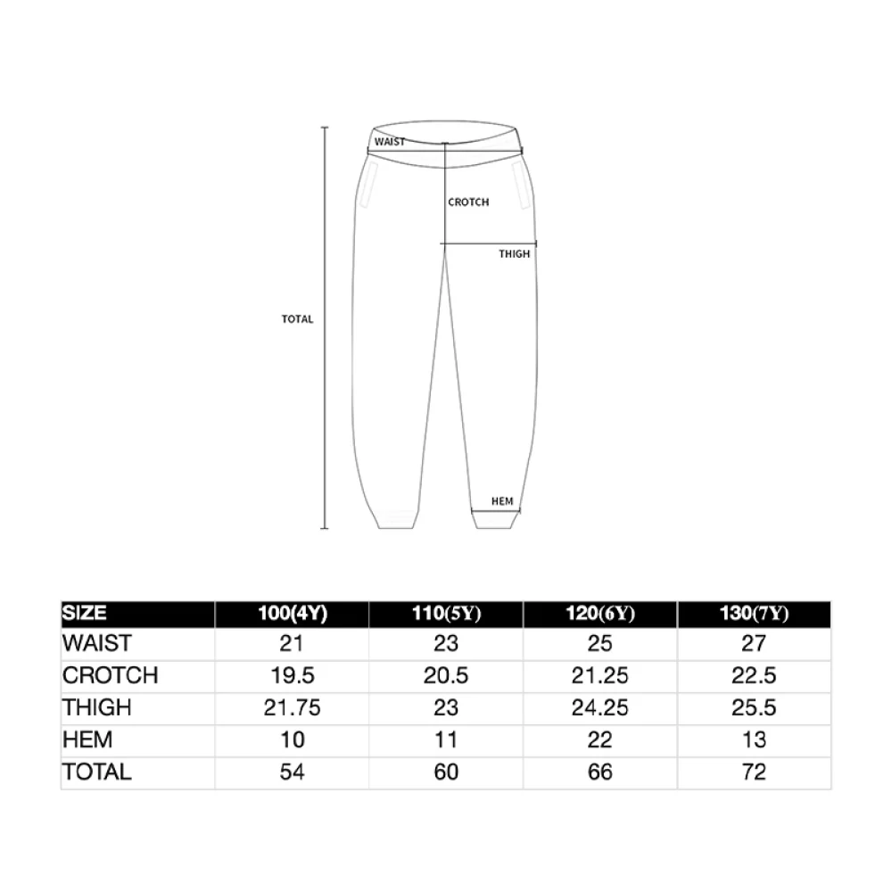 KIDS BOX BASIC LOGO JOGGER PANTS MELANGE - Image 5