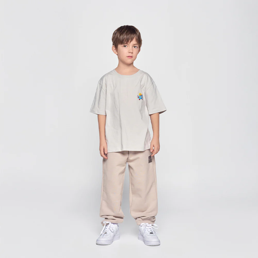 KIDS CLAY ALIEN SHORT SLEEVE T-SHIRT LIGHT GRAY - Image 4