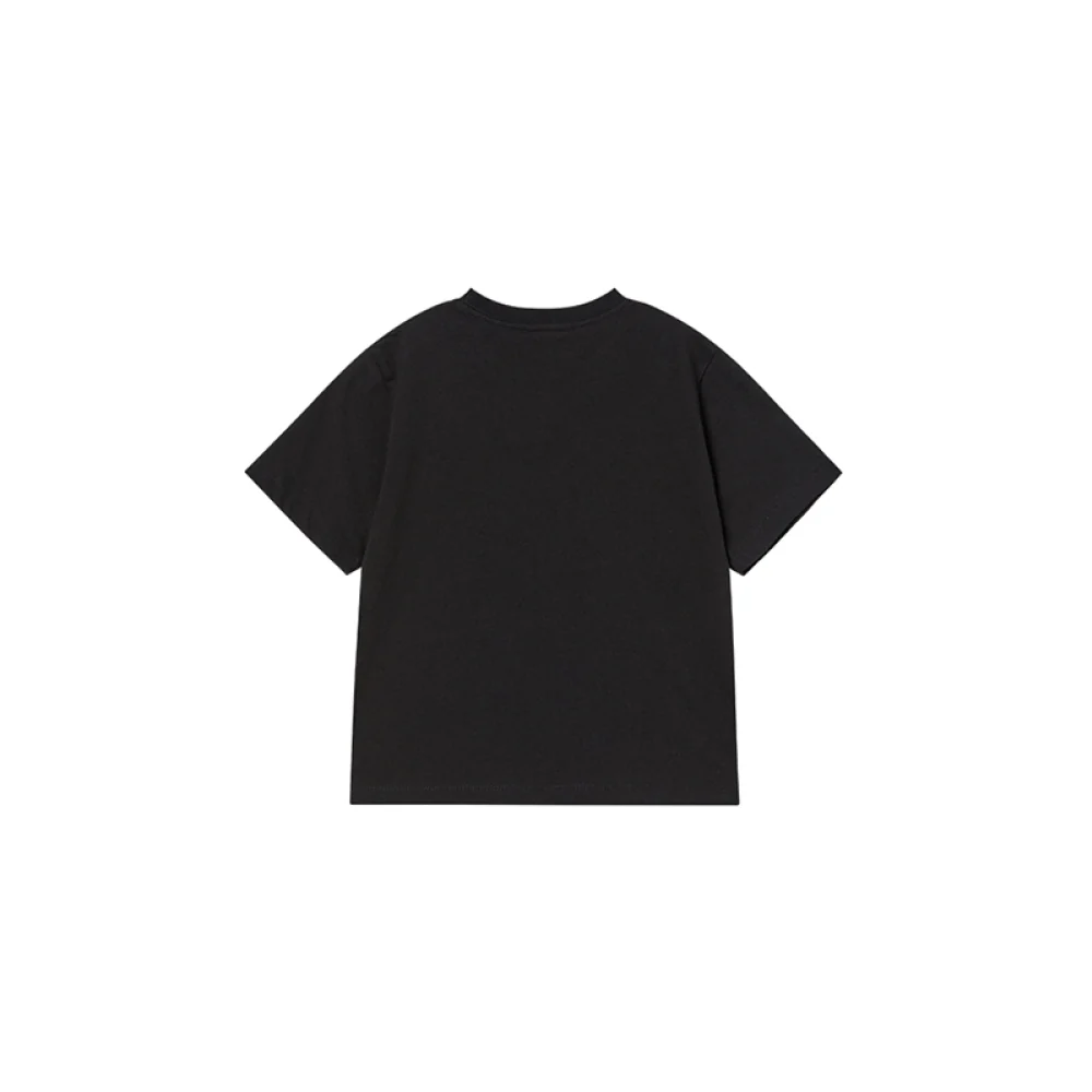 KIDS FLAME LOGO SHORT SLEEVE T-SHIRT BLACK - Image 2