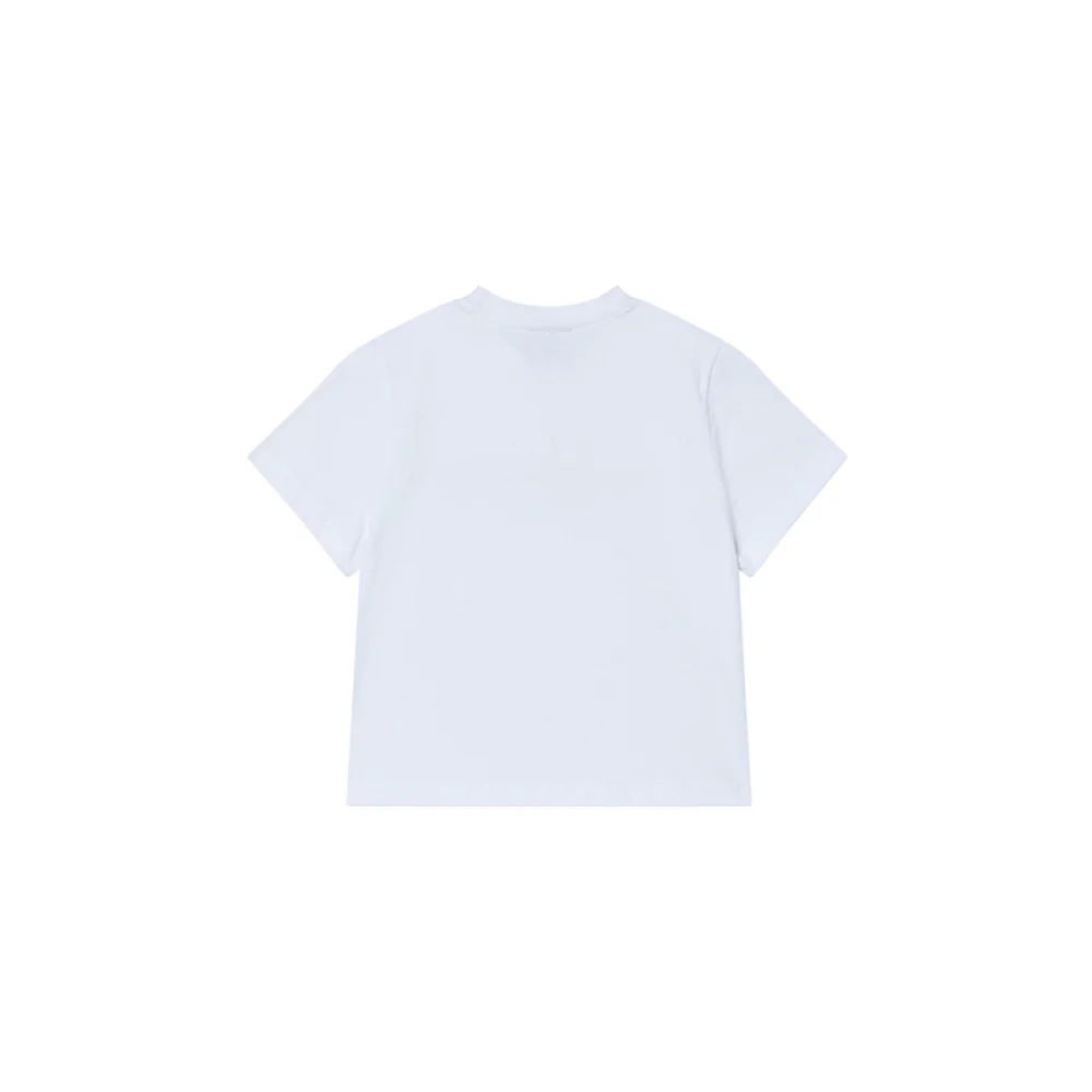 KIDS FLAME LOGO SHORT SLEEVE T-SHIRT WHITE - Image 2