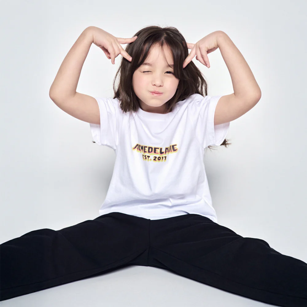 KIDS FLAME LOGO SHORT SLEEVE T-SHIRT WHITE - Image 3