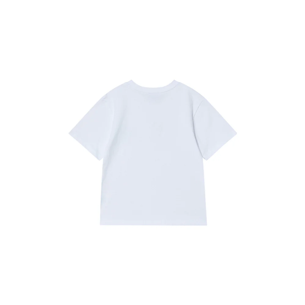 KIDS MIX TYPE GRAPHICS SHORT SLEEVE T-SHIRT WHITE - Image 2