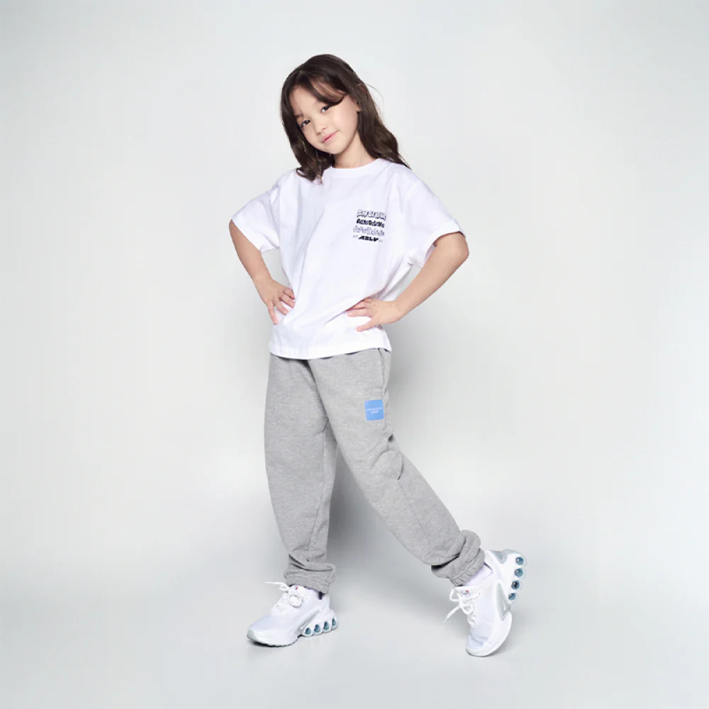 KIDS MIX TYPE GRAPHICS SHORT SLEEVE T-SHIRT WHITE - Image 4