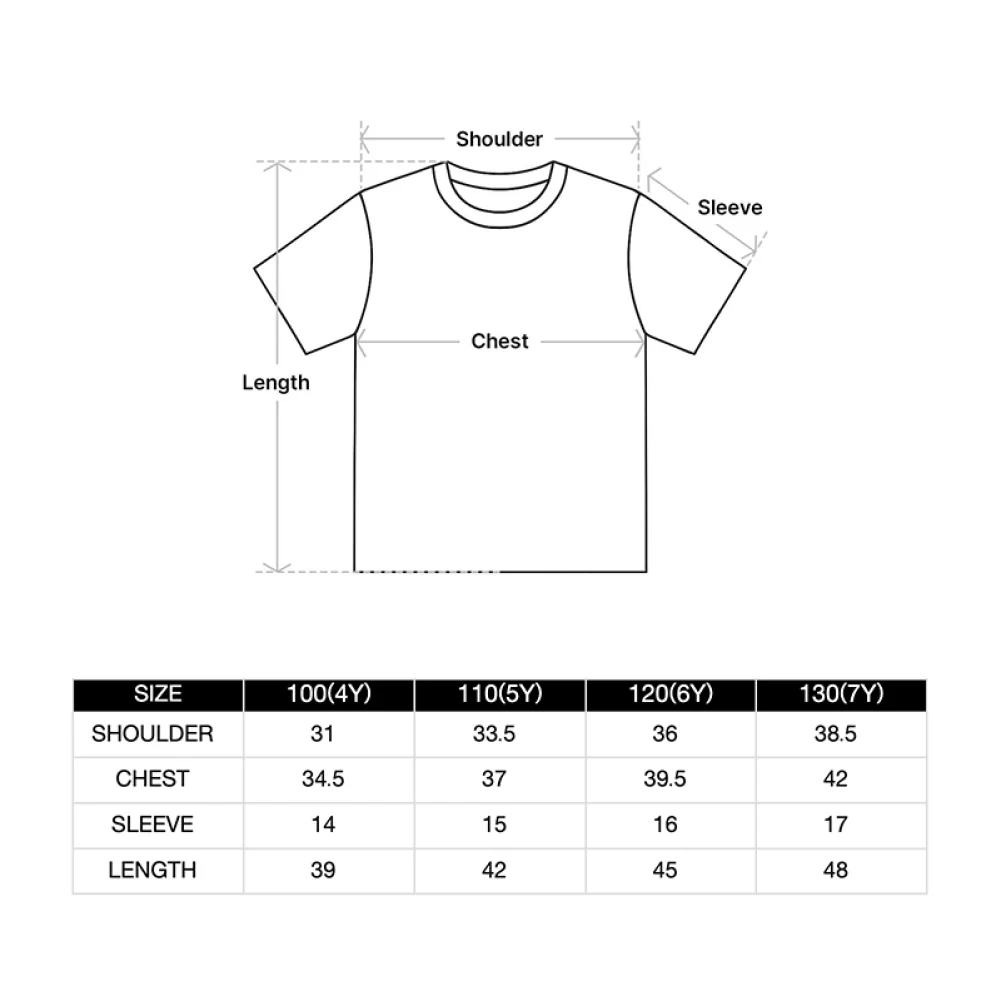KIDS SNAKE INITIAL RINGER SHORT SLEEVE T-SHIRT WHITE - Image 5
