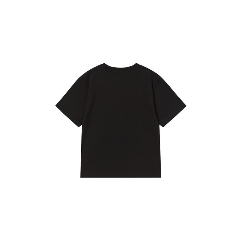 KIDS STAR BEAR SHORT SLEEVE T-SHIRT BLACK - Image 2