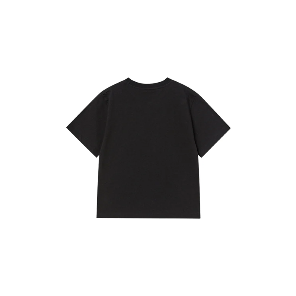 KIDS STAR RABBIT SHORT SLEEVE T-SHIRT BLACK - Image 2
