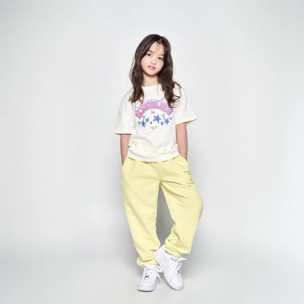 KIDS STAR RABBIT SHORT SLEEVE T-SHIRT CREAM - Image 4