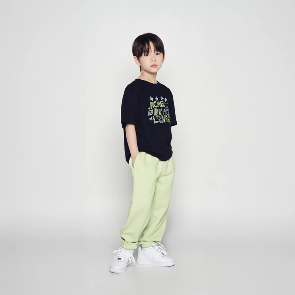 KIDS UNIVERSE DRAWING SHORT SLEEVE T-SHIRT BLACK - Image 4