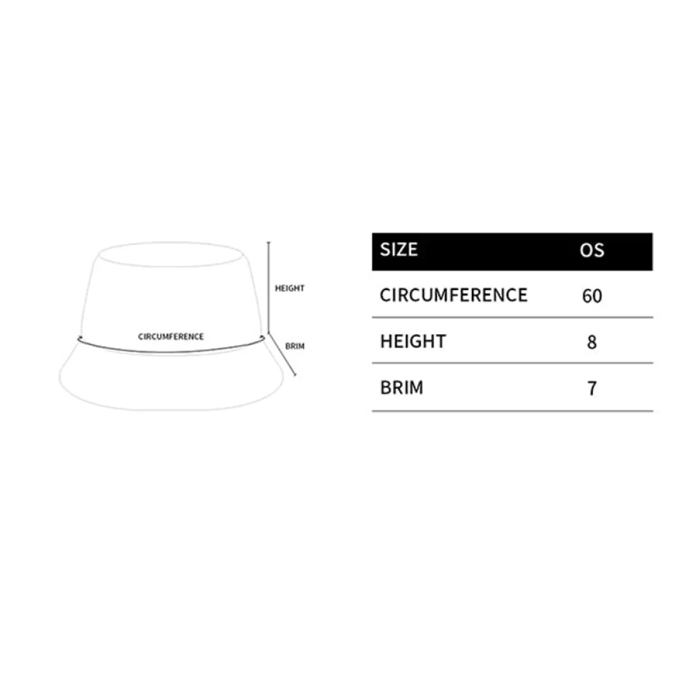 LINE POINT BUCKET HAT BLACK - Image 3