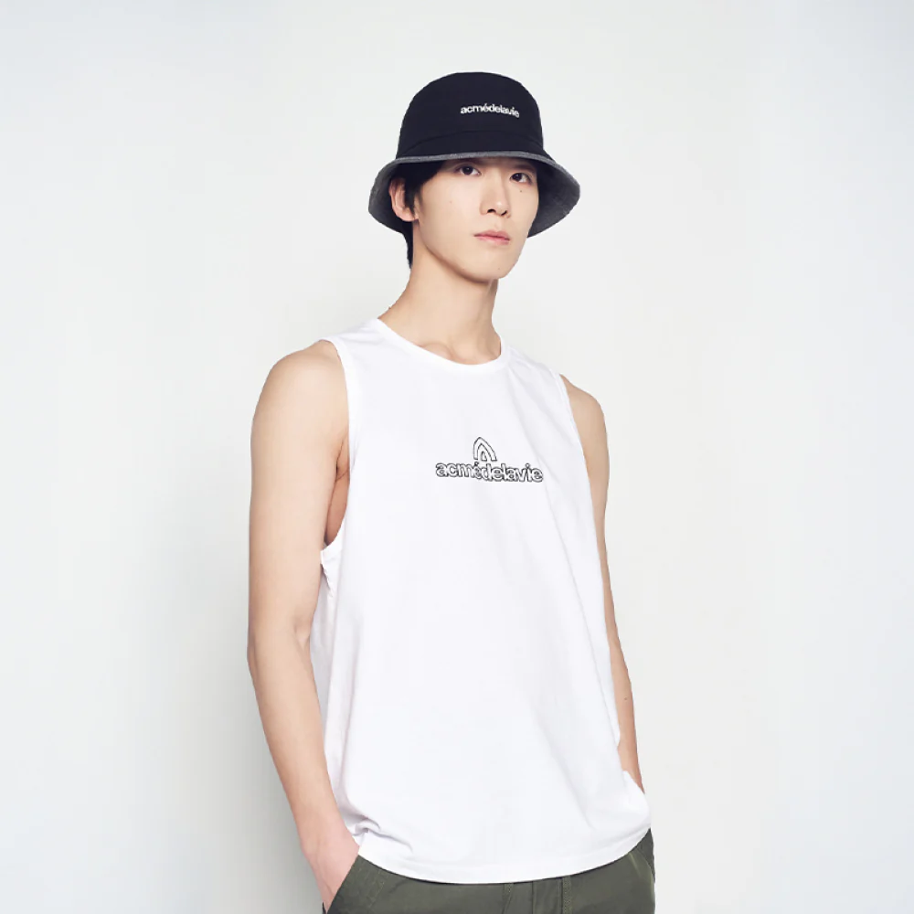 LINE POINT BUCKET HAT CHARCOAL - Image 4