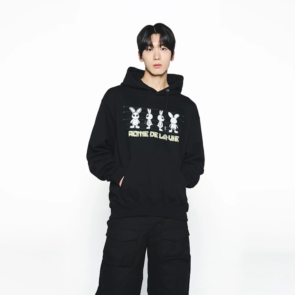 MUGSHOT ALIEN HOODIE BLACK - Image 4