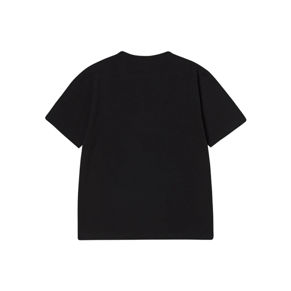 NEWSPAPER RABBIT SHORT SLEEVE T-SHIRT BLACK - Image 2