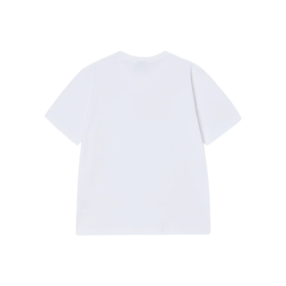 NEWSPAPER RABBIT SHORT SLEEVE T-SHIRT WHITE - Image 2