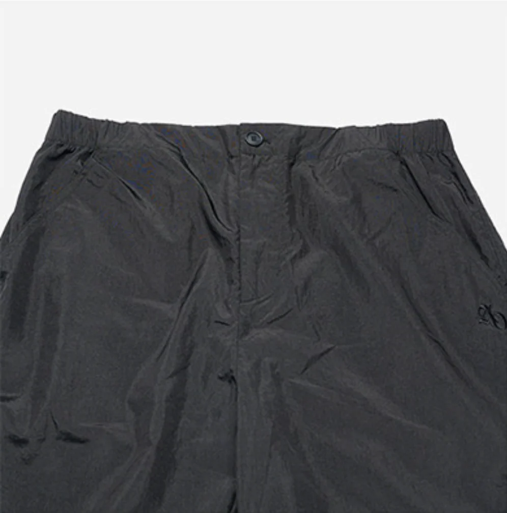NYLON PARACHUTE PANTS BLACK - Image 5